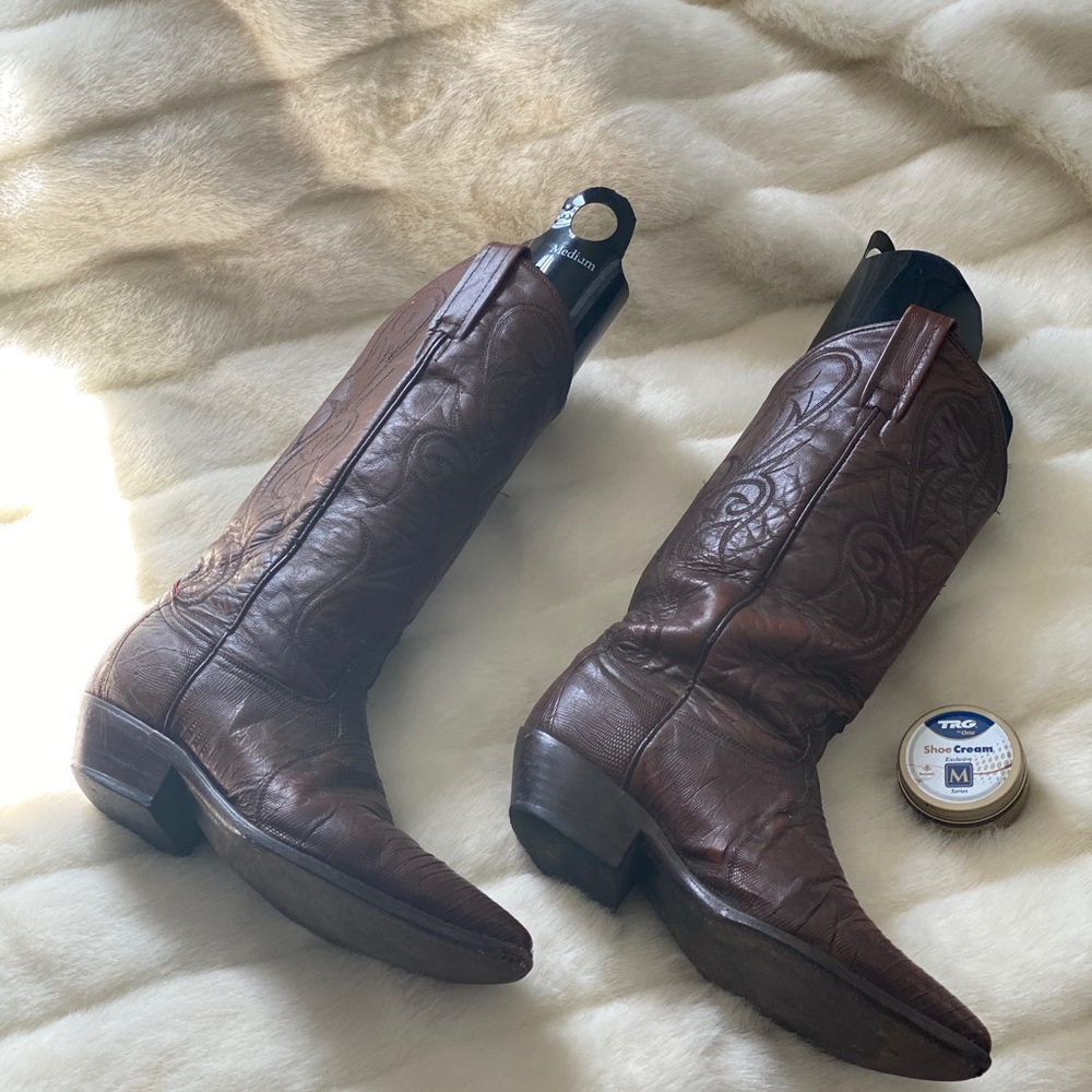 Dan Post Raleigh Lizard Western boots!